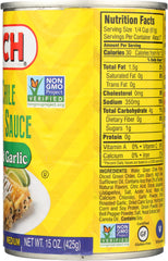 HATCH: Green Chile Enchilada Sauce with Roasted Garlic, 14 oz