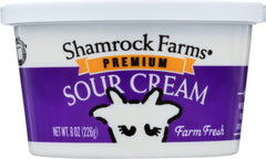 SHAMROCK FARMS: Traditional Sour Cream, 8 oz