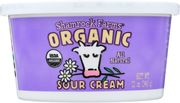 SHAMROCK FARMS: Organic Sour Cream, 12 oz