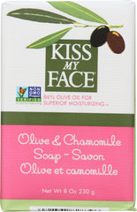 KISS MY FACE: Olive Oil & Chamomile Bar Soap, 8 oz