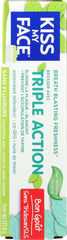 KISS MY FACE: Triple Action Gel Toothpaste, 4.5 oz