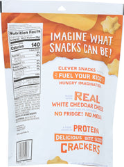 IMAGINE: White Cheddar Cheese Star Crackers, 4.5 oz