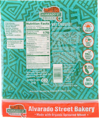 ALVARADO STREET BAKERY: Sprouted Wheat Tortillas 10-inches, 13.20 oz