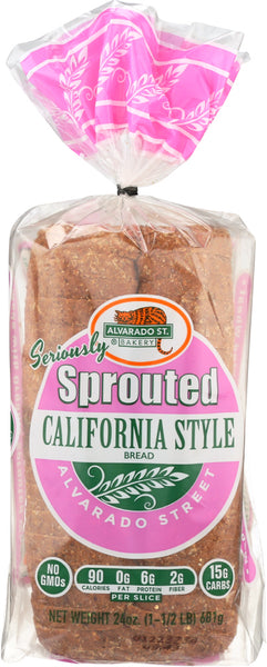 ALVARADO STREET BAKERY: Organic California Style Complete Protein Bread, 24 oz