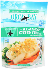ORCA BAY: Wild Caught Cod Fillets, 10 oz