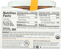 MAKER OATS: Maker Overnight Oats Banana & Coffee Organic, 2.29 oz