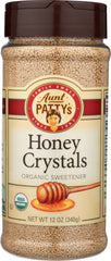 AUNT PATTY: Honey Crystals Organic, 12 oz