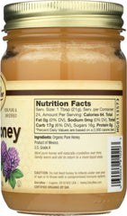GLORY BEE: Organic Raw Honey Clover Blossom, 18 oz
