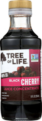 TREE OF LIFE: Juice Concentrate Unsweetened Black Cherry, 8 Oz