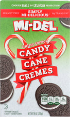 MI-DEL: Candy Cane Cremes Cookies, 9 oz