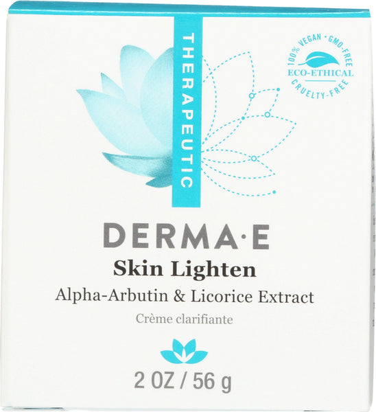 DERMA E: Skin Lighten Natural Fade and Age Spot Creme, 2 oz