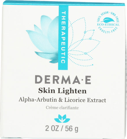 DERMA E: Skin Lighten Natural Fade and Age Spot Creme, 2 oz