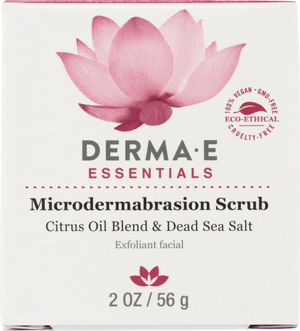 DERMA E: Microdermabrasion Scrub with Dead Sea Salt, 2 oz