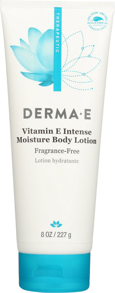 DERMA E: Vitamin E Intensive Therapy Body Lotion Fragrance Free, 8 oz