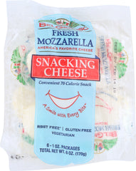 BELGIOIOSO: Fresh Mozzarella Snacking Cheese, 6 oz