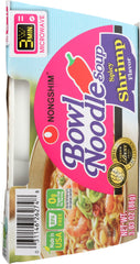 NONG SHIM: Soup Bowl Noodle Shrimp Spicy, 3.03 oz