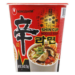 NONG SHIM: Instant Shin Cup Noodles, 2.64 oz