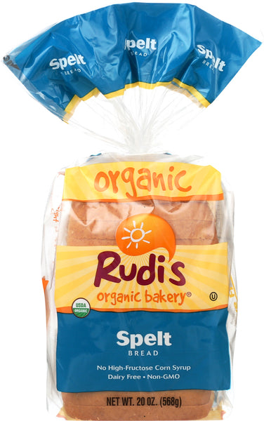 RUDIS: Organic Bakery Organic Spelt Bread, 20 oz