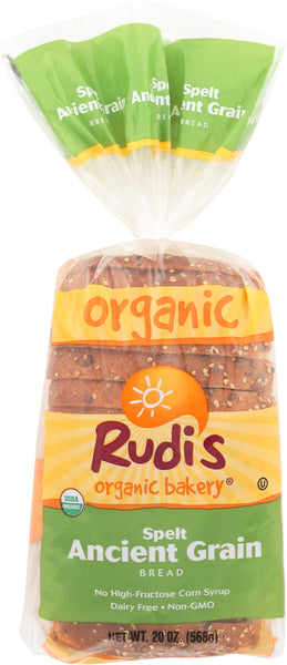 RUDI'S: Organic Spelt Ancient Grain Bread, 20 oz