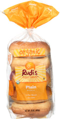 RUDIS: Plain Bagels, 15 oz