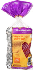 RUDIS: Cinnamon Raisin Bagels, 15 oz