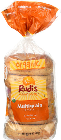 RUDIS: Multigrain Bagels, 15 oz