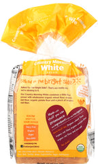 RUDIS: Organic Bakery Organic Country Morning White Bread, 22 oz