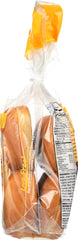 RUDIS: Organic Bakery Organic White Hamburger Buns, 18 oz