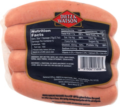 DIETZ AND WATSON: Black Forest Knockwurst, 16 oz