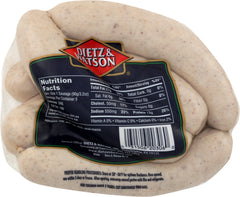 DIETZ AND WATSON: Black Forest Bratwurst, 1 lb