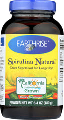 EARTHRISE: Spirulina Natural Green Super Food For Longevity Powder, 6.4 oz