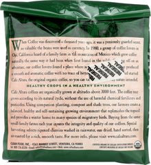 CAFE ALTURA: Coffee Bean Viennese Blend Organic Coffee, 1.25 lb