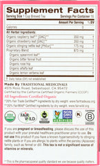 TRADITIONAL MEDICINALS: Organic Pregnancy Herbal Tea 16 Tea Bags, 0.99 oz