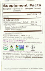 TRADITIONAL MEDICINALS: Organic Chamomile with Lavender Herbal Tea 16 Tea Bags, 0.85 oz