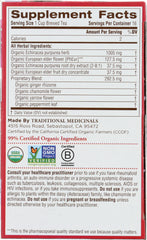 TRADITIONAL MEDICINALS: Organic Echinacea Plus Elderberry Herbal Tea 16 tea bags, 0.85 oz