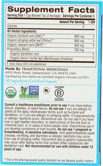 TRADITIONAL MEDICINALS: Organic Everyday Detox Lemon Caffeine Free Herbal Tea 16 Tea Bags, 0.85 oz