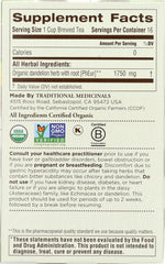 TRADITIONAL MEDICINALS: Organic Dandelion Leaf & Root Caffeine Free Herbal Tea 16 Tea Bags, 0.99 oz