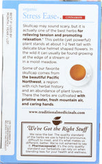 TRADITIONAL MEDICINALS: Organic Stress Ease Cinnamon Tea 16 Tea Bags, 0.85 oz