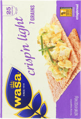 WASA: Crisp’n Light 7 Grains Crackerbread, 4.9 Oz