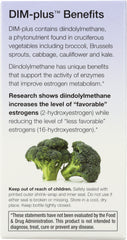 NATURE'S WAY: DIM-plus Estrogen Metabolism, 60 Vegetable Caps