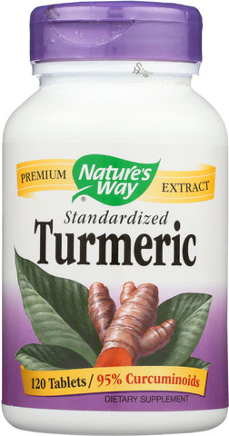 NATURE'S WAY: Turmeric Standardized, 120 tb