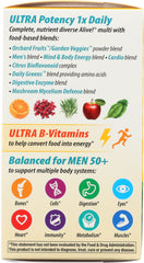 NATURE'S WAY: Alive Once Daily Men's 50+ Multi-Vitamin, 60 Tablets