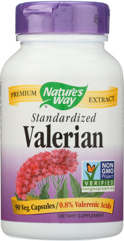 NATURE'S WAY: Valerian Standardized, 90 Capsules