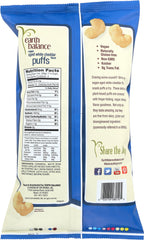 EARTH BALANCE: White Cheddar Puffs Vegan, 4 oz