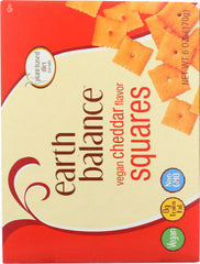 EARTH BALANCE: Vegan Cheddar Flavor Squares, 6 oz