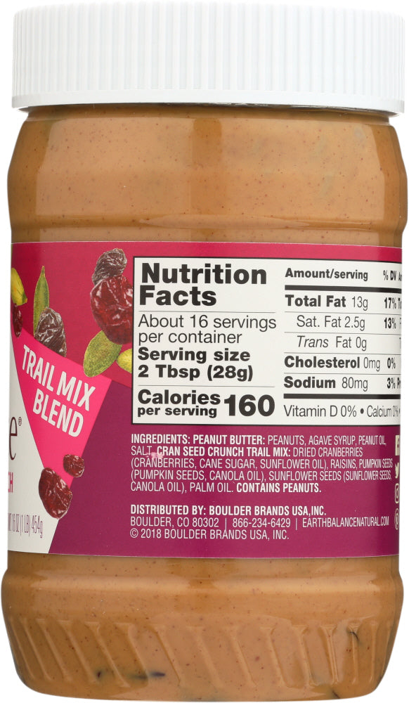 EARTH BALANCE Peanut Butter Trail Mix Cran Seed Crunch, 16 oz