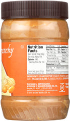 EARTH BALANCE: Natural Peanut Butter & Flaxseed Crunchy, 16 Oz