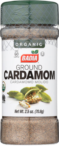 BADIA: Organic Ground Cardamom, 2.5 oz