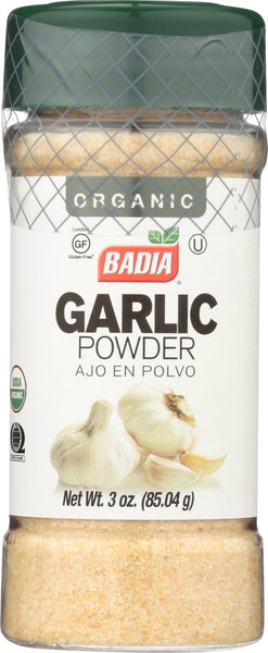 BADIA: Organic Garlic Powder, 3 oz