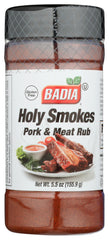 BADIA: Holy Smokes Pork & Meat Rub, 5.5 oz